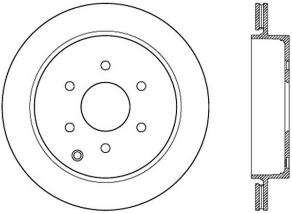 Stoptech - StopTech Sport Slotted Brake Rotor Rear Right 126.42113SR