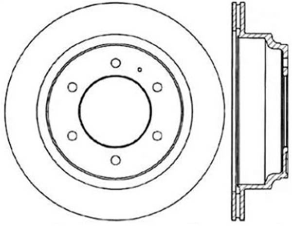 Stoptech - StopTech Sport Slotted Cryo Brake Rotor Rear Right 126.43015CSR