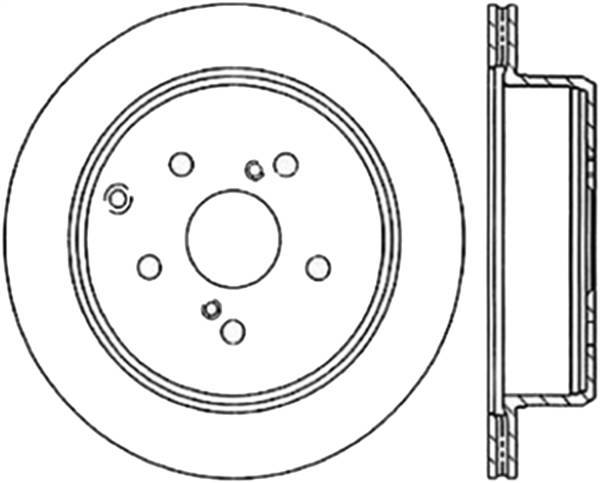 Stoptech - StopTech Sport Slotted Cryo Brake Rotor Rear Right 126.44041CSR