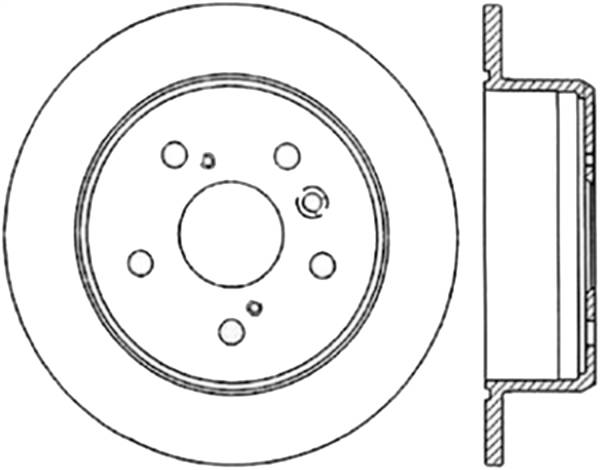 Stoptech - StopTech Sport Slotted Cryo Brake Rotor Rear Right 126.44085CSR