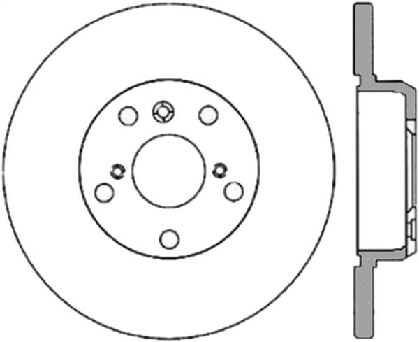 Stoptech - StopTech Sport Slotted Cryo Brake Rotor Rear Right 126.44089CSR