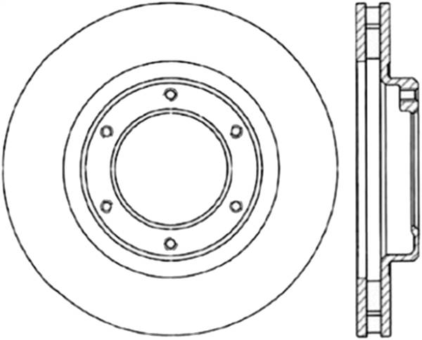 Stoptech - StopTech Cryo Slotted Sport Brake Rotor - Left - 126.44093CSL