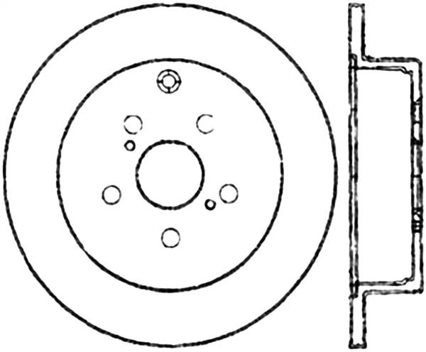 Stoptech - StopTech Sport Slotted Cryo Brake Rotor Rear Left 126.44115CSL