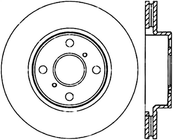 Stoptech - StopTech Sport Slotted Cryo Brake Rotor Front Right 126.44133CSR