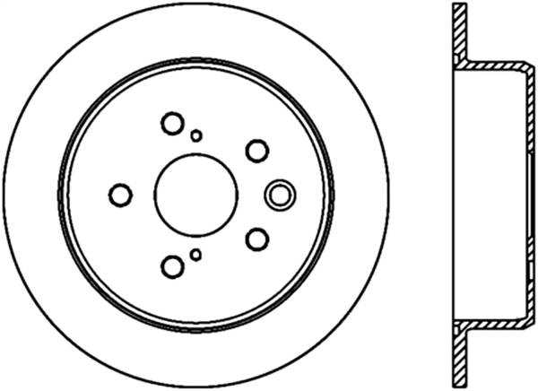 Stoptech - StopTech Sport Slotted Cryo Brake Rotor Rear Left 126.44142CSL