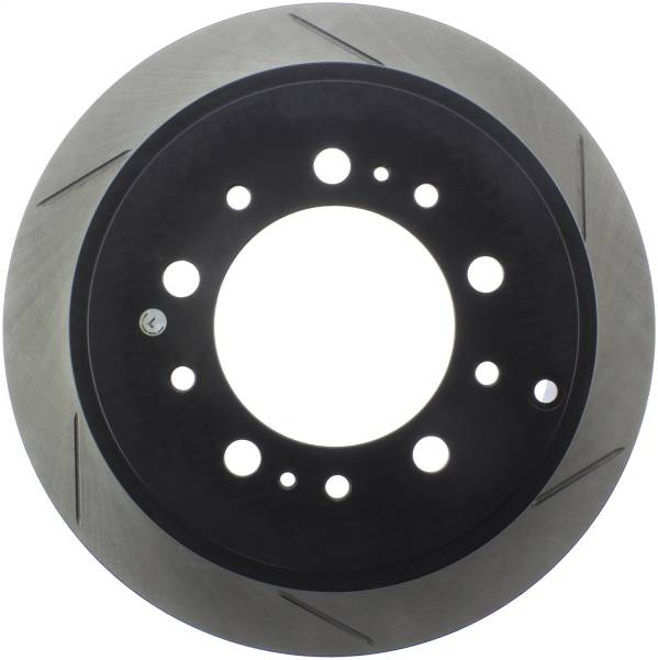 Stoptech - StopTech Sport Slot 08-13 Lexus LX450/470/570 / 07-12 Toyota Tundra Slotted Left Rear CRYO Rotor - 126.44157CSL