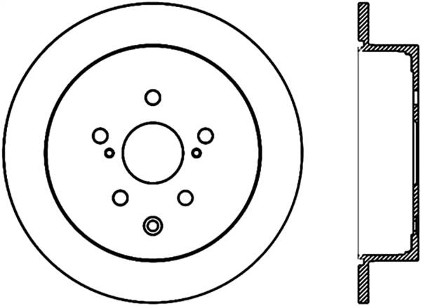 Stoptech - StopTech Sport Slotted Cryo Brake Rotor Rear Left 126.44166CSL