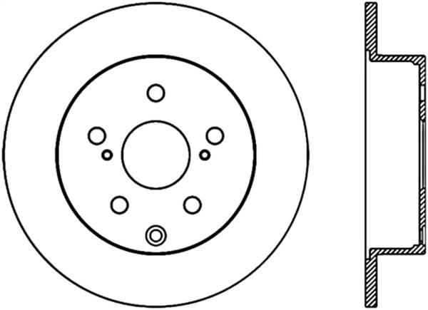 Stoptech - StopTech Sport Slotted Cryo Brake Rotor Rear Right 126.44167CSR