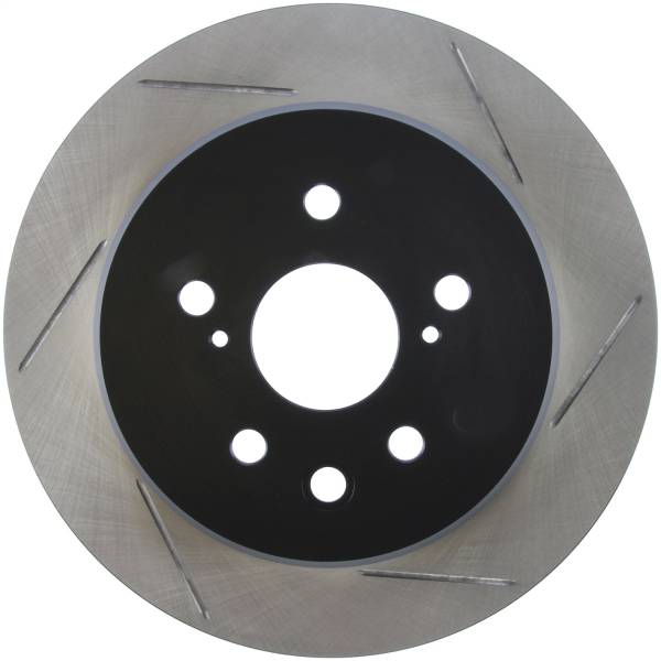 Stoptech - StopTech 13-14 Lexus GS300/350/400/430 Slotted Sport Rear Left Brake Rotor - 126.44189SL