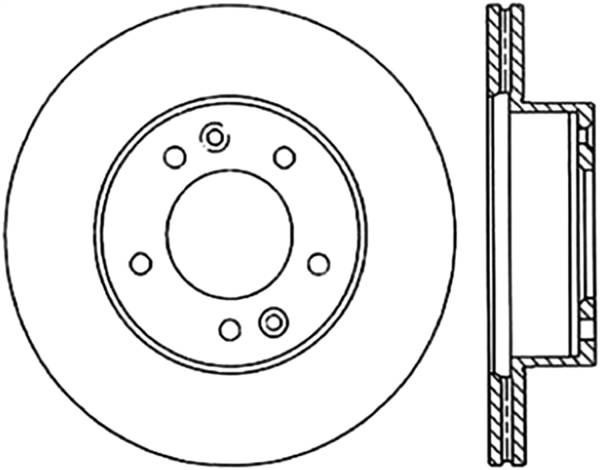 Stoptech - StopTech Sport Slotted Cryo Brake Rotor Front Right 126.45022CSR