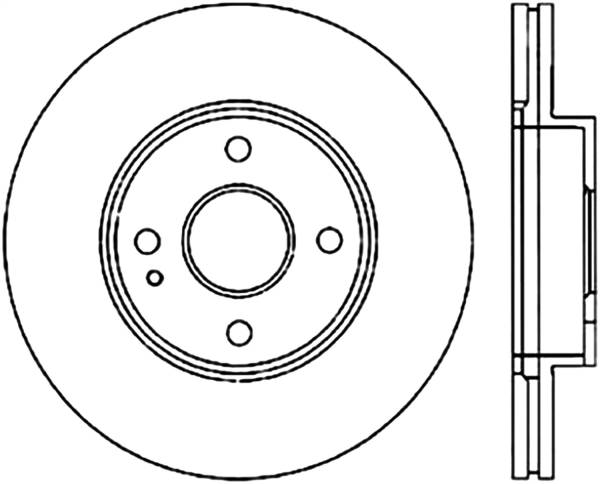 Stoptech - StopTech Sport Slotted Cryo Brake Rotor Front Right 126.45040CSR