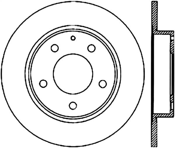 Stoptech - StopTech Sport Slotted Cryo Brake Rotor Rear Left 126.45049CSL