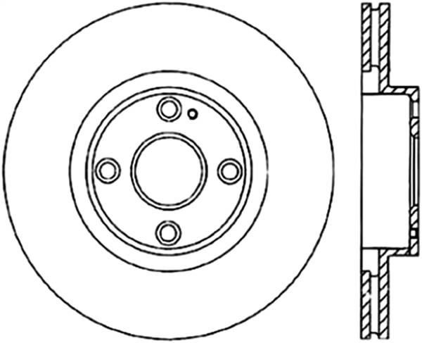 Stoptech - StopTech Sport Slotted Cryo Brake Rotor Front Left 126.45061CSL