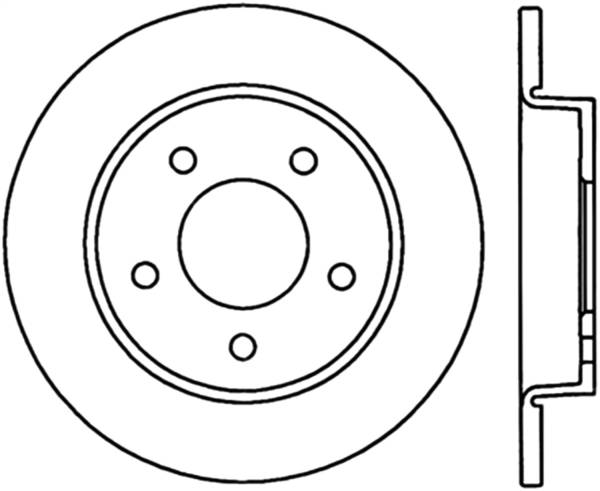 Stoptech - StopTech Sport Slotted Cryo Brake Rotor Rear Right 126.45066CSR