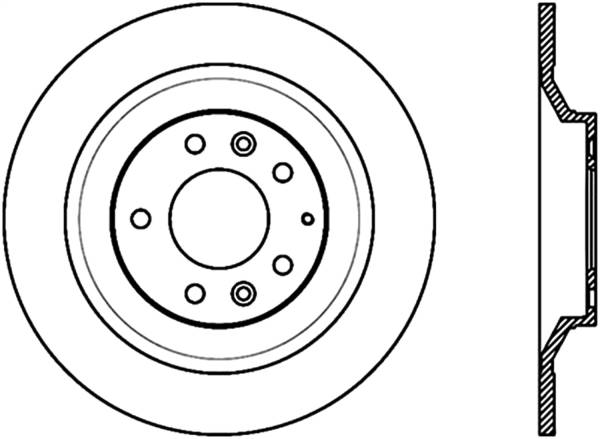 Stoptech - StopTech Sport Slotted Cryo Brake Rotor Rear Right 126.45074CSR