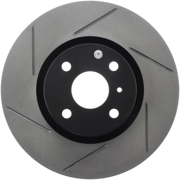 StopTech - StopTech Sport Slotted Brake Rotor; Front Right