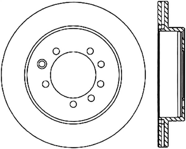 Stoptech - StopTech Sport Slotted Cryo Brake Rotor Rear Right 126.46013CSR