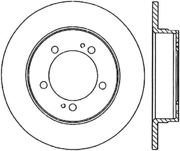 Stoptech - StopTech Sport Slotted Cryo Brake Rotor Rear Right 126.46028CSR