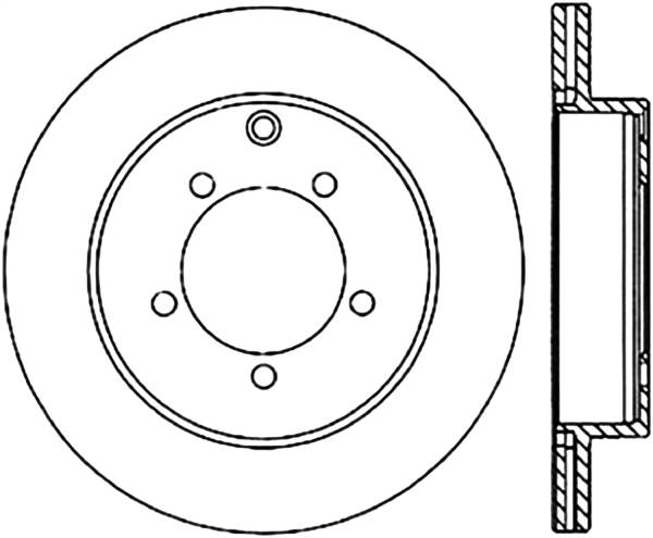 Stoptech - StopTech Sport Slotted Cryo Brake Rotor Rear Right 126.46034CSR