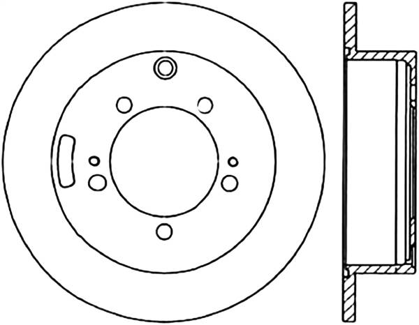 Stoptech - StopTech Sport Slotted Cryo Brake Rotor Rear Right 126.46047CSR