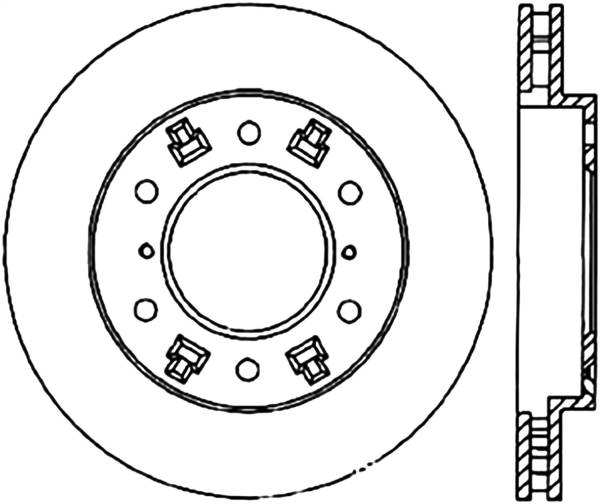 Stoptech - StopTech Sport Slotted Cryo Brake Rotor Front Left 126.46062CSL