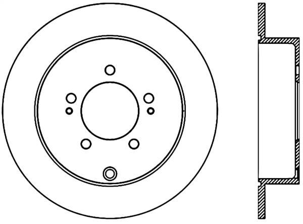 Stoptech - StopTech Sport Slotted Cryo Brake Rotor Rear Right 126.46074CSR