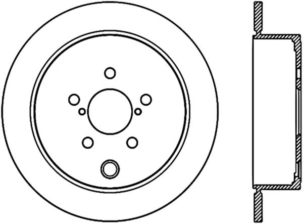 Stoptech - StopTech Sport Slotted Cryo Brake Rotor Rear Right 126.47029CSR