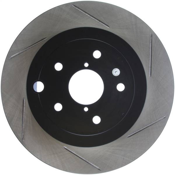 Stoptech - StopTech Power Slot 08-10 Subaru Impreza STi Rear Left Slotted Rotor - 126.47030SL