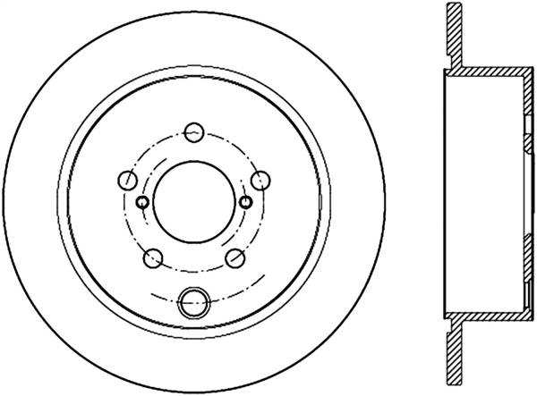 Stoptech - StopTech Slotted Sport Brake Rotor - 126.47033SR