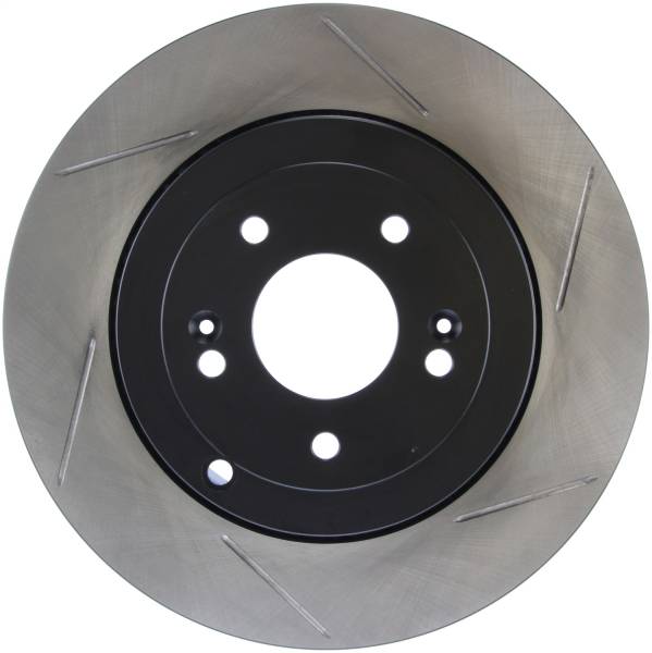 Stoptech - StopTech Power Slot 10 Hyundai Genesis Coupe Track Rear Left Slotted Rotor - 126.51035SL