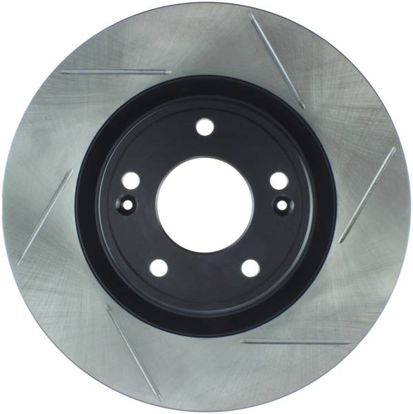 Stoptech - StopTech Power Slot 10 Hyundai Genesis Coupe Non-Track Front Left Slotted Rotor - 126.51038SL