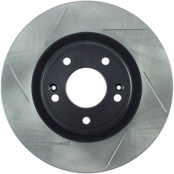 Stoptech - StopTech Power Slot 10 Hyundai Genesis Coupe Non-Track Front Right Slotted Rotor - 126.51038SR