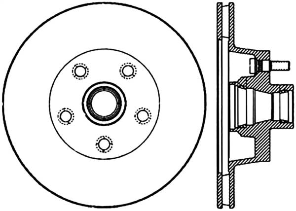 Stoptech - StopTech Sport Slotted Cryo Brake Rotor Front Left 126.61002CSL