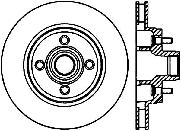 Stoptech - StopTech Sport Slotted Cryo Brake Rotor Front Right 126.61026CSR