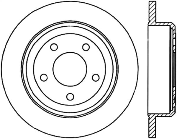 Stoptech - StopTech Sport Slotted Cryo Brake Rotor Rear Right 126.61052CSR