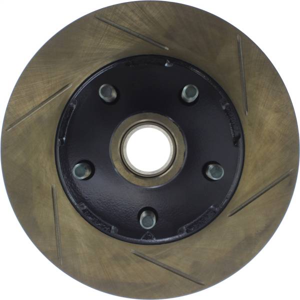 Stoptech - StopTech 64-67 Ford Mustang Cryo Slotted Front Left Sport Brake Rotor - 126.61053CSL