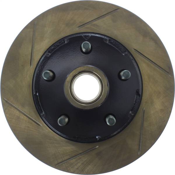 Stoptech - StopTech 64-67 Ford Mustang Cryo Slotted Front Right Sport Brake Rotor - 126.61053CSR