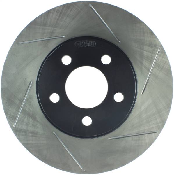 Stoptech - StopTech Power Slot 03-08 Crown Victoria/Grand Marquis/Lincoln Town Car Front Left Slotted Rotor - 126.61072SL