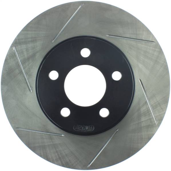 Stoptech - StopTech Power Slot 03-08 Crown Victoria/Grand Marquis/Lincoln Town Car Front Right Slotted Rotor - 126.61072SR