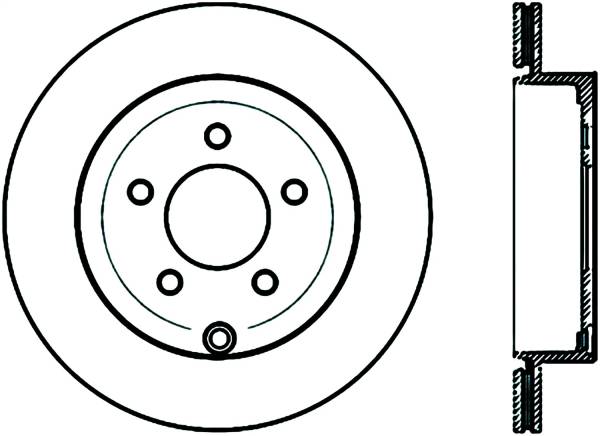 Stoptech - StopTech Sport Slotted Cryo Brake Rotor Rear Left 126.61091CSL