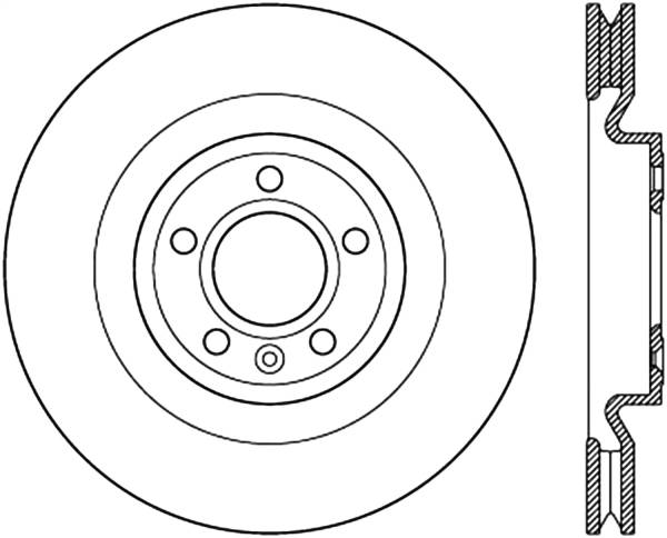 Stoptech - StopTech Sport Slotted Cryo Brake Rotor Front Left 126.61098CSL