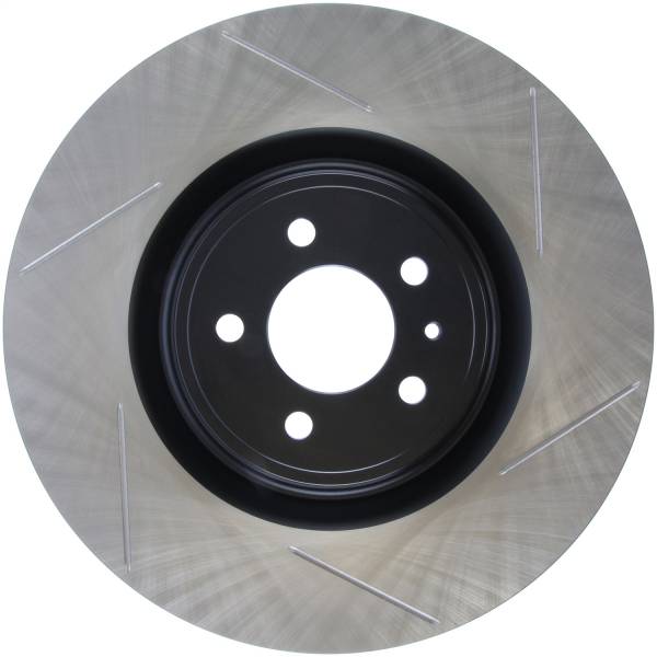 Stoptech - StopTech Premium High Carbon 13-14 Ford Mustang/Shelby GT500 Left Front Disc Slotted Brake Rotor - 126.61106SL