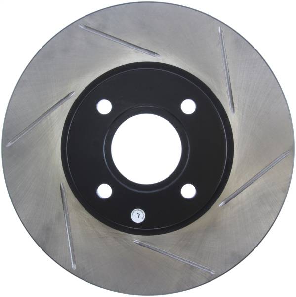 Stoptech - StopTech 2014 Ford Fiesta Left Front Disc Slotted Brake Rotor - 126.61110SL