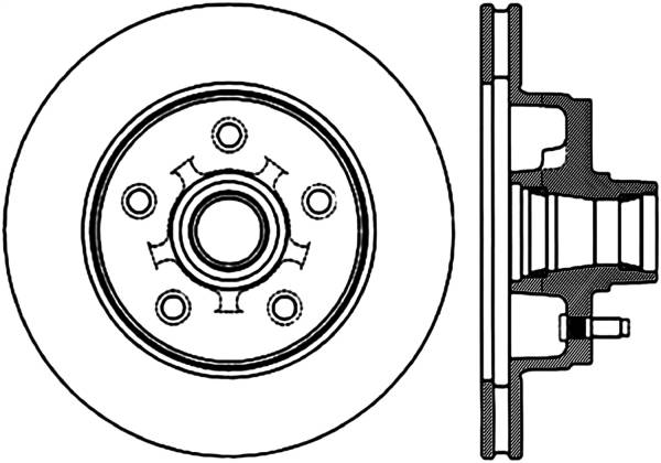 Stoptech - StopTech Sport Slotted Cryo Brake Rotor Front Right 126.62012CSR