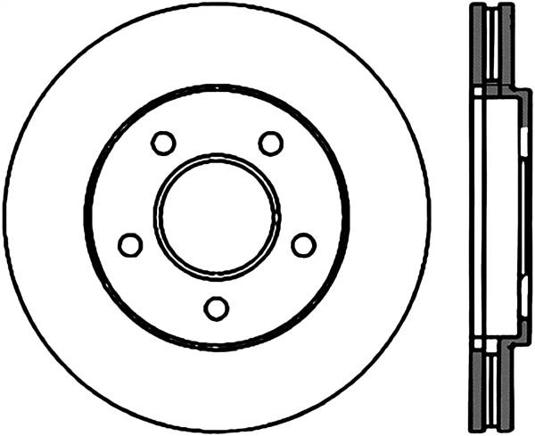 Stoptech - StopTech Sport Slotted Cryo Brake Rotor Front Left 126.62028CSL