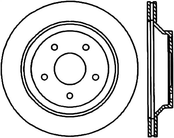 Stoptech - StopTech Sport Slotted Cryo Brake Rotor Front Left 126.62040CSL