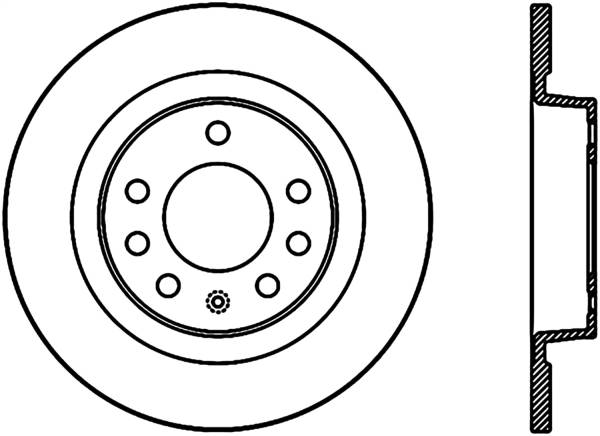 Stoptech - StopTech Sport Slotted Cryo Brake Rotor Rear Right 126.62094CSR