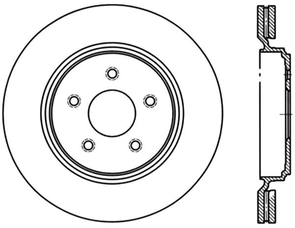 Stoptech - StopTech Sport Slotted Cryo Brake Rotor Rear Right 126.62096CSR