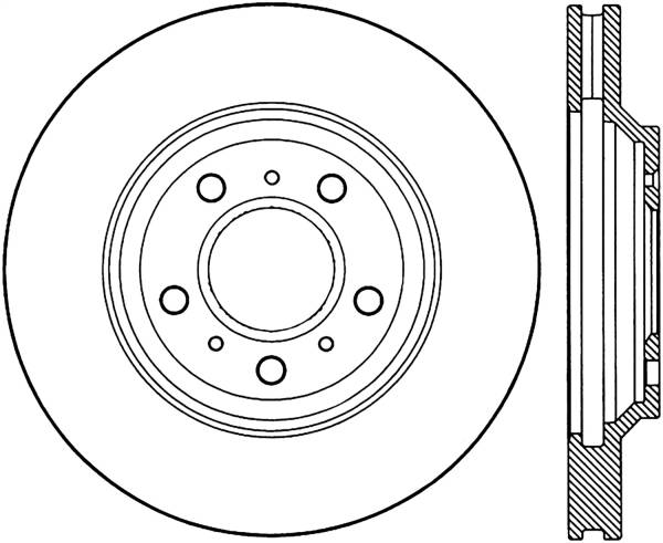 Stoptech - StopTech Sport Slotted Cryo Brake Rotor Front Right 126.62098CSR