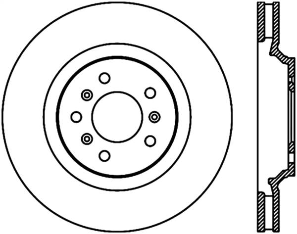 Stoptech - StopTech Sport Slotted Cryo Brake Rotor Front Right 126.62099CSR